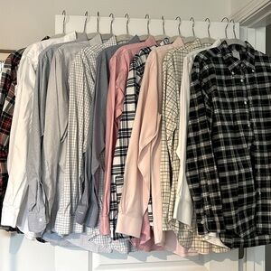 TWELVE Brooks Brothers button down shirts for sale as one bundle. Size medium.
